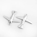 Pendentifs avion rétro en alliage de zinc argenté pour création de bijoux DIY - Petit Pendentif Avion (9098-X0804)