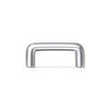 Set of 12 silver surgical steel horseshoe rings for nose and cartilage piercing jewelry - U-Shaped Style / Silver