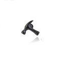 Clou d'oreille créatif en forme de marteau noir en acier inoxydable pour hommes - Puce d'oreille Marteau Créatif(Style 43)