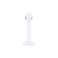 Transparentes Labret-Piercing-Set aus Acryl mit Bio-Flex-Stab für Lippen und Ohrschmuck - Klare Acryl-Stil / 1.2x6x3mm