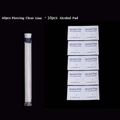 Detailed set of 60 cotton ear hole cleaning lines with 10 sterile alcohol prep pads - Basic Care Kit (HCT091751A)