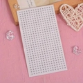 Autocollants strass argentés auto-adhésifs DIY sur fond rose décoratif chic - Style Moyen