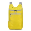 Zaino da esterno pieghevole giallo leggero in nylon impermeabile con spallacci traspiranti - Giallo