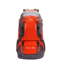 Zaino da trekking arancione da 60 litri per uomo con grande capacità e impermeabile - 60L / Arancione