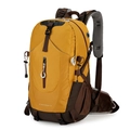 40L outdoor hiking backpack in vibrant yellow and dark brown high-strength ripstop nylon - 40L / Yellow