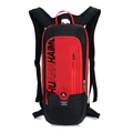 Zaino idratazione ciclismo outdoor in rosso e nero con spallacci traspiranti - 20-35L / Rosso