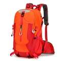 40L outdoor hiking backpack in vibrant orange and red with pro ergonomic support system - 40L / Red and Orange