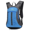 Mochila azul de ciclismo con diseño ligero para bolsa de agua y tiras reflectantes de seguridad - Azul