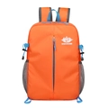 Faltbarer Wanderrucksack in hellem Orange und Blau mit großem Fassungsvermögen - Orange