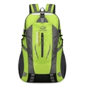 Waterproof outdoor hiking backpack in vibrant green and grey for camping adventures - 301 Series Green