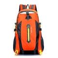 Outdoor hiking backpack in vibrant orange and grey with Keep Walking printed logo - 1503 Series Orange