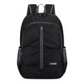 Zaino sportivo pieghevole nero leggero con tasche a rete grigie e grande capacità - sotto i 20L / Nero