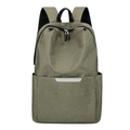Sac à dos réfléchissant vert olive léger avec bretelles respirantes et poches latérales - Moins de 20L / Vert clair