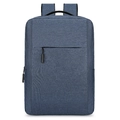 Mochila de negocios azul marino para portátil con puerto USB y gran capacidad de almacenamiento - 515 Azul (Sin USB)