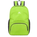 Zaino da esterno leggero verde neon con logo Vanaheimr e tasche laterali a rete - sotto i 20L / Verde