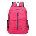 Zaino sportivo pieghevole leggero e capiente in materiale di nylon color rosso rosa - sotto i 20L / Rosso rosa