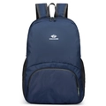 Zaino sportivo pieghevole blu scuro leggero da esterno con grande capacità e logo Vanaheimr - sotto i 20L / Blu scuro