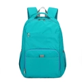Sac à dos pliable grande capacité en bleu cyan brillant fait de tissu nylon résistant - Vert Lac