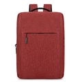 Mochila de negocios granate en tela Oxford con puerto USB y correas ajustables - 515 Rojo (Sin USB)