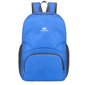 Zaino sportivo da esterno blu brillante leggero con grande capacità e design pieghevole - sotto i 20L / Azzurro