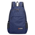 Deep blue foldable lightweight outdoor backpack with mesh pockets and durable nylon - Below 20L / Dark Blue