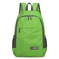 Lightweight foldable outdoor backpack in bright green with large capacity storage - Below 20L / Light Green