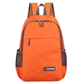 Bright orange foldable backpack with lightweight mesh texture and side pockets - Below 20L / Orange