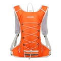 Gilet d'hydratation orange 12L avec bandes réfléchissantes et bretelles respirantes - Orange