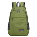 Grass green foldable outdoor backpack made of lightweight tear-resistant nylon - Below 20L / Dark Green