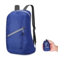 Foldable lightweight outdoor backpack in dark blue ripstop nylon for travel and sports - Below 20L / Sapphire Blue