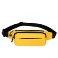 Marsupio sportivo giallo brillante con foro per cuffie e tracolla regolabile - Giallo