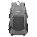 Foldable grey outdoor hiking backpack in lightweight waterproof nylon fabric - Below 20L / Gray