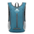 Foldable blue hiking backpack with lightweight fabric and Vanaheimr mountain logo - Below 20L / Green