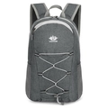 Dark grey foldable outdoor backpack in a portable large capacity lightweight design - Dark Gray / Below 20L