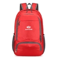 Leichter roter faltbarer Wanderrucksack aus wasserfestem Nylongewebe für Outdoor - Unter 20L / Rot