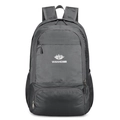 Dunkelgrauer faltbarer Outdoor-Rucksack aus wasserfestem Nylon mit VANAHEIMR-Logo - Unter 20L / Grau