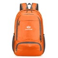 Faltbarer Outdoor-Rucksack in leuchtendem Orange, wasserabweisendes Nylon und viel Platz - Unter 20L / Orange