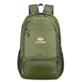 Leichter faltbarer Outdoor-Rucksack in Armeegrün aus Ripstop-Gewebe mit Berg-Logo - Unter 20L / Grün