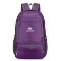 Faltbarer lila Outdoor-Rucksack mit VANAHEIMR-Logo und wasserabweisendem Ripstop-Gewebe - Unter 20L / Lila