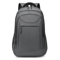 Zaino porta PC grigio medio con scomparti multifunzionali e tasche a rete laterali - Grigio