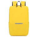 Zaino porta PC giallo leggero con striscia riflettente grigia per la sicurezza - Giallo