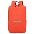 Zaino porta PC arancione brillante ultraleggero con striscia riflettente e maniglia - Arancione