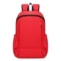 Zaino sportivo rosso leggero con trama resistente e cerniere nere per outdoor - Rosa Rosso