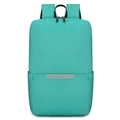 Zaino porta PC verde menta leggero con striscia riflettente di sicurezza - Verde