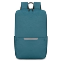 Zaino leggero blu lago scuro con striscia riflettente e spallacci imbottiti - Blu Lago