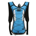 Blue outdoor hydration backpack for cycling and hiking with breathable mesh straps - Blue
