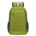 Lichtgewicht grasgroene outdoor sportrugzak met nylon mini-raster weefselstructuur - Groen