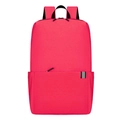 Minimalistischer Rucksack für Damen und Herren in kräftigem Rosarot für den Alltag - Fuchsia