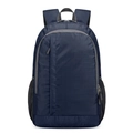 Dark blue lightweight outdoor sports backpack with waterproof nylon and side mesh pockets - Dark Blue