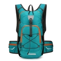 Zaino da trekking pieghevole in nylon blu e arancione con strisce riflettenti - Taglia unica / Verde